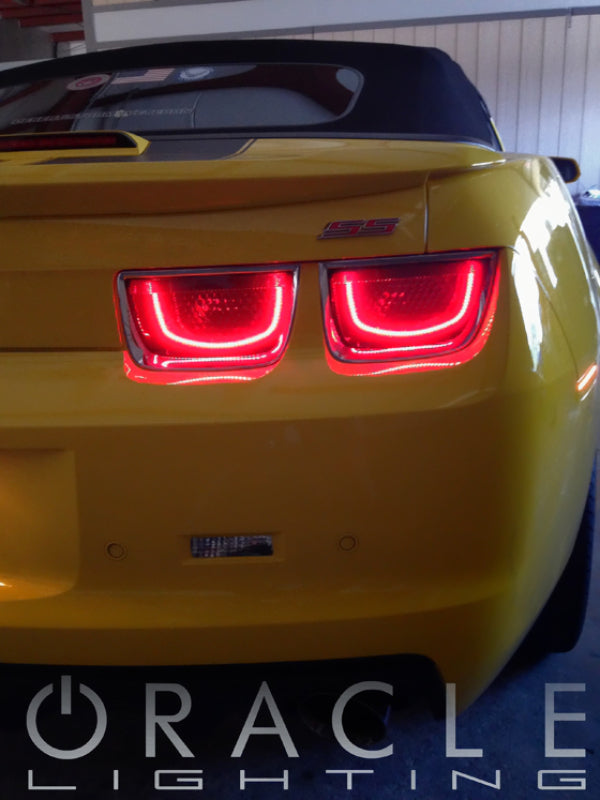 Oracle Chevy Camaro 10-13 Afterburner 2.0 Tail Light Halo Kit - Red SEE WARRANTY ORACLE Lighting Tail Lights AXOPROS