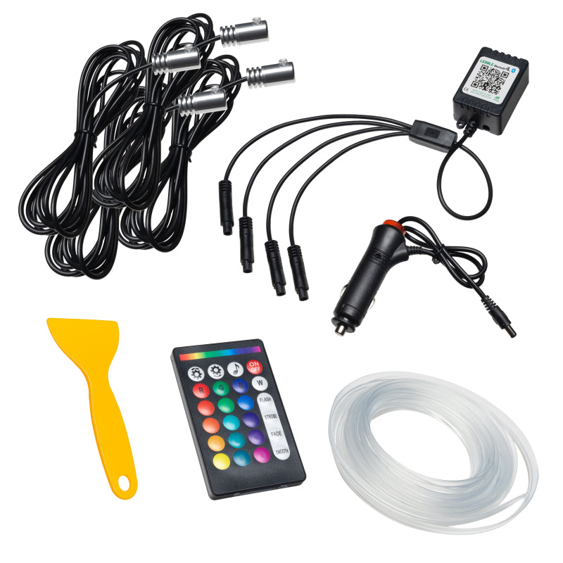 Oracle Fiber Optic LED Interior Kit - ColorSHIFT (4PCS) - ColorSHIFT ORACLE Lighting Light Accessories and Wiring AXOPROS