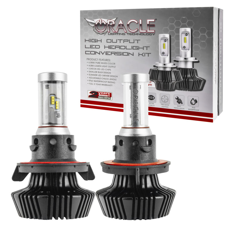 Oracle H13 4000 Lumen LED Headlight Bulbs (Pair) - 6000K ORACLE Lighting Bulbs AXOPROS