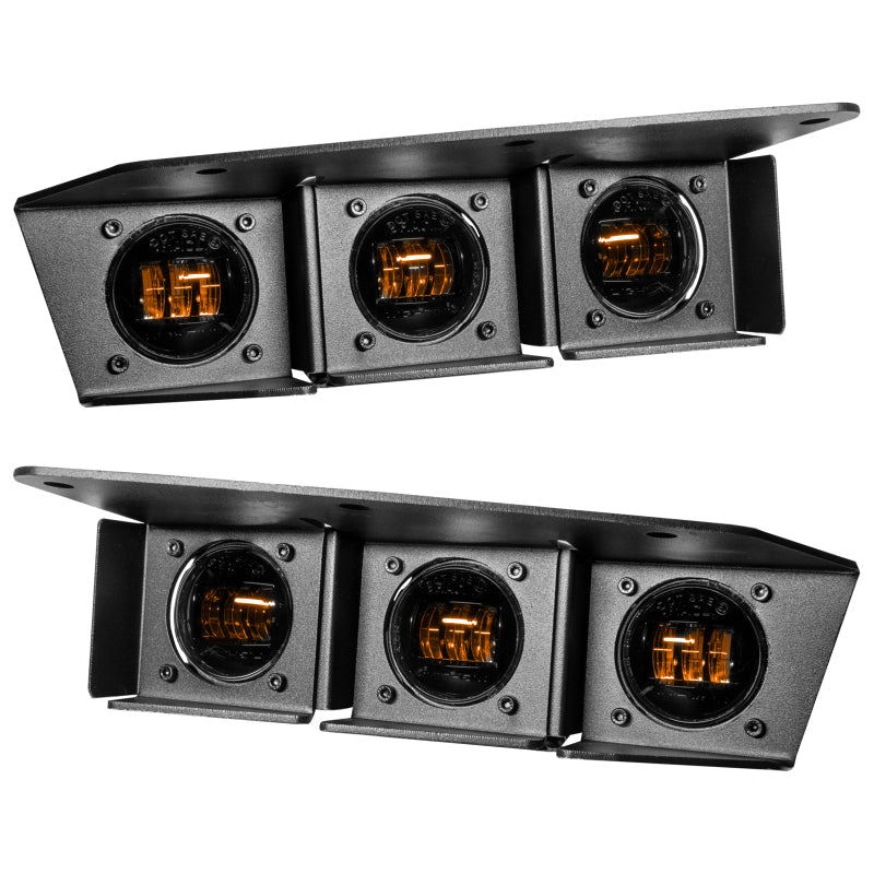 Oracle High 21-22 Ford Bronco Triple LED Fog Light kit for Steel Bumper SEE WARRANTY ORACLE Lighting Fog Lights AXOPROS