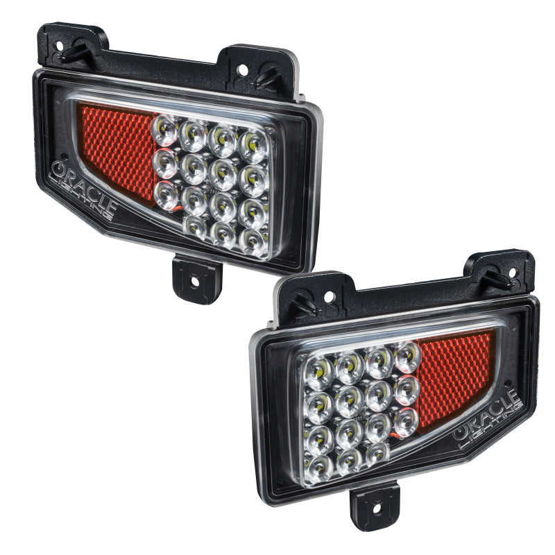 Oracle Jeep Gladiator JT Rear Bumper LED Reverse Lights w/ Plug & Play Harness - 6000K ORACLE Lighting Tail Lights AXOPROS
