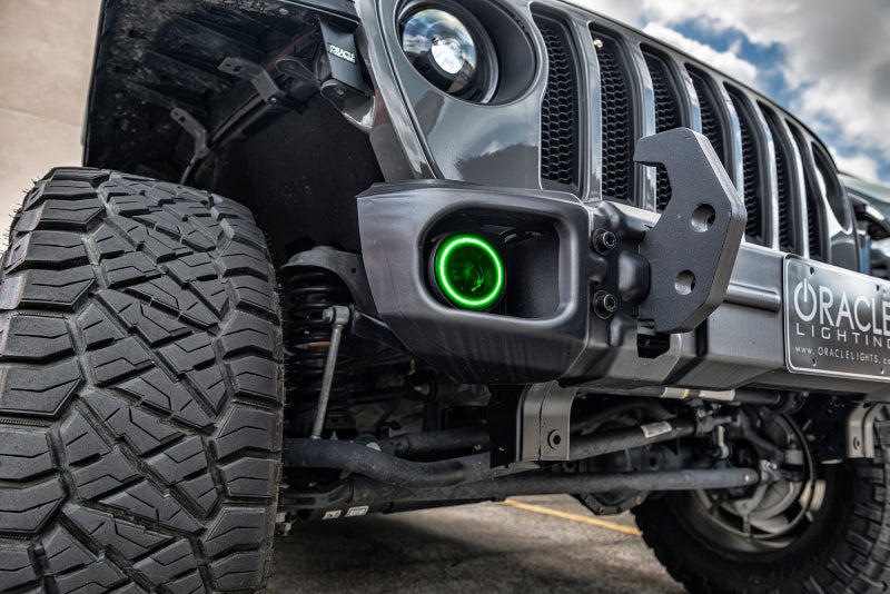 Oracle Jeep Wrangler JK/JL/JT High Performance W LED Fog Lights - ColorSHIFT - Dynamic SEE WARRANTY ORACLE Lighting Fog Lights AXOPROS