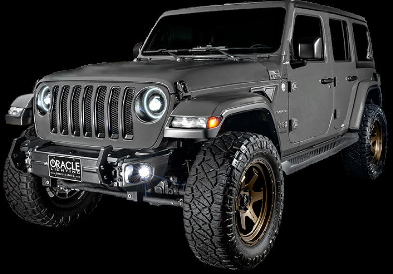 Oracle Jeep Wrangler JK/JL/JT High Performance W LED Fog Lights - w/o Controller SEE WARRANTY ORACLE Lighting Fog Lights AXOPROS