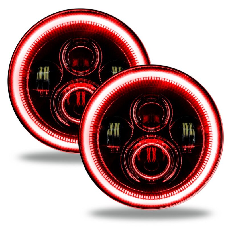 Oracle Jeep Wrangler JL/Gladiator JT 7in. High Powered LED Headlights (Pair) - Dynamic ORACLE Lighting Headlights AXOPROS