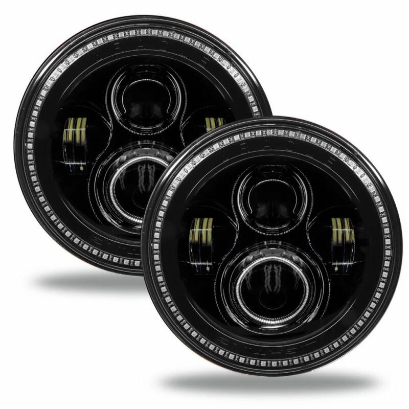 Oracle Jeep Wrangler JL/Gladiator JT 7in. High Powered LED Headlights (Pair) - Dynamic ORACLE Lighting Headlights AXOPROS