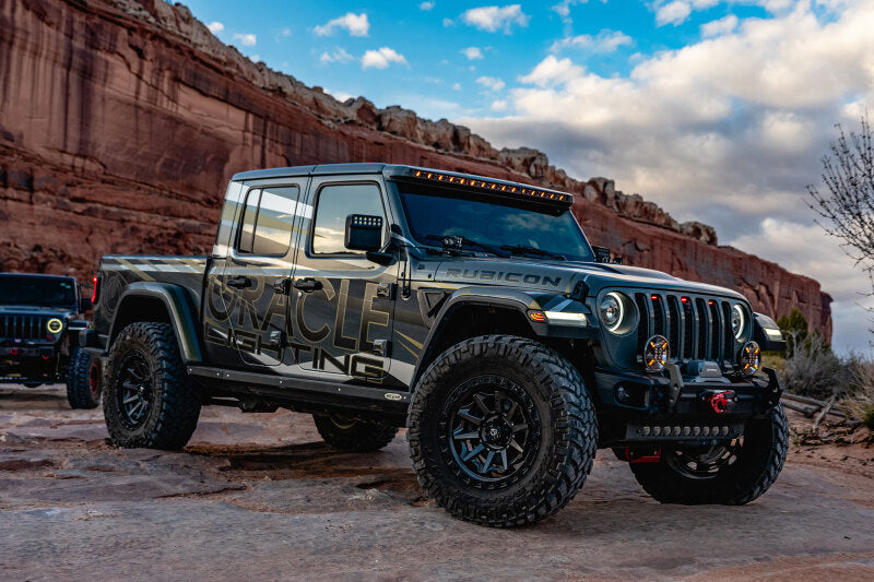 Oracle Jeep Wrangler JL/Gladiator JT Integrated Windshield LED Light Bar System ORACLE Lighting Light Mounts  AXOPROS