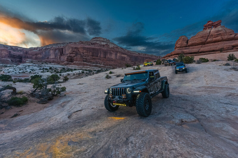 Oracle Jeep Wrangler JL/Gladiator JT Integrated Windshield LED Light Bar System ORACLE Lighting Light Mounts  AXOPROS