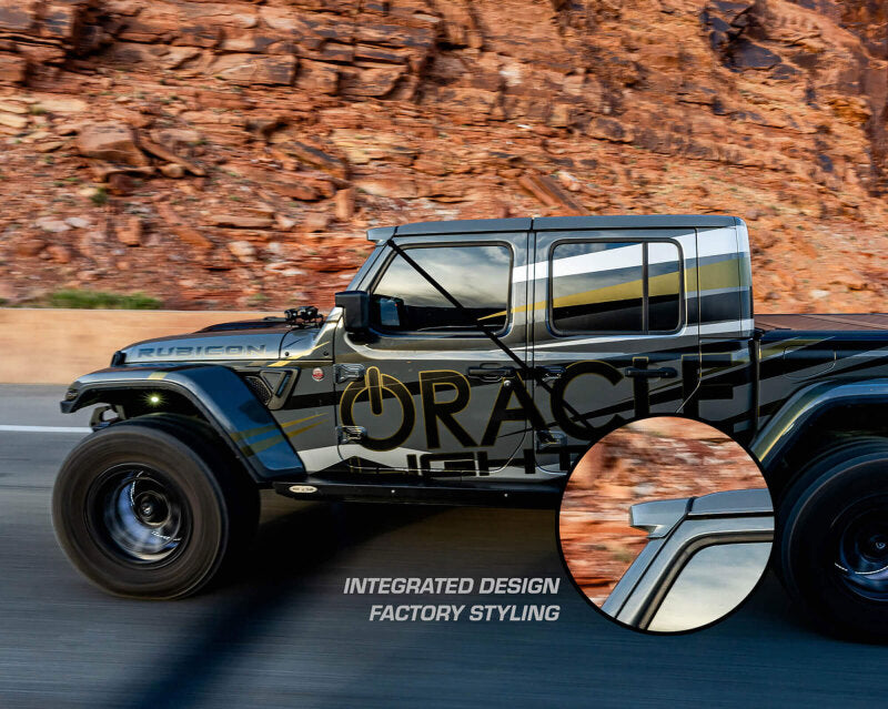 Oracle Jeep Wrangler JL/Gladiator JT Integrated Windshield LED Light Bar System ORACLE Lighting Light Mounts  AXOPROS