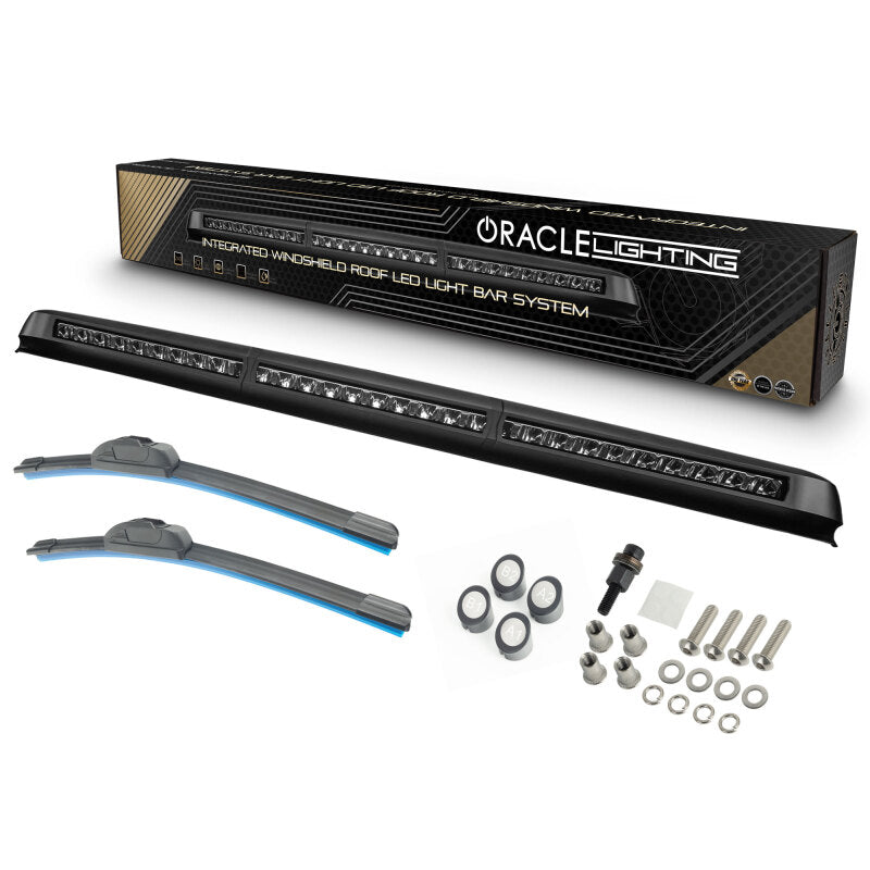 Oracle Jeep Wrangler JL/Gladiator JT Integrated Windshield LED Light Bar System ORACLE Lighting Light Mounts  AXOPROS