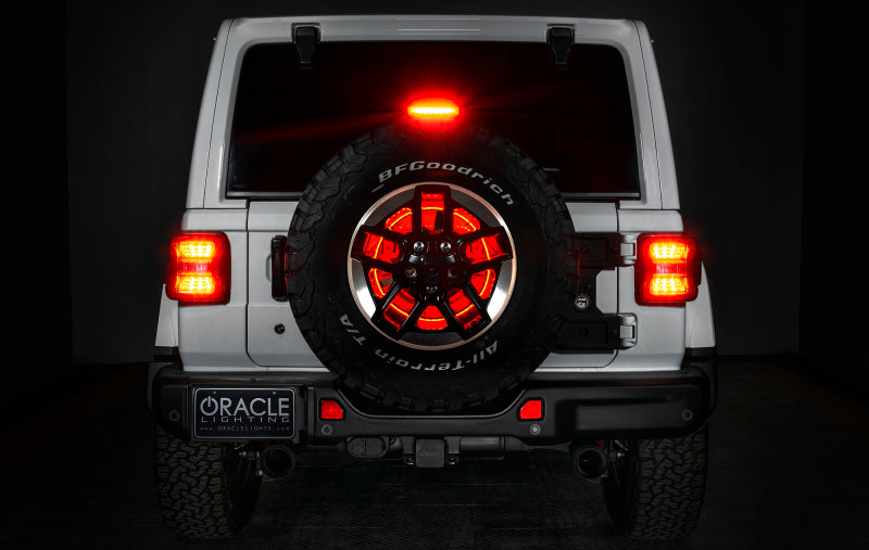 Oracle LED Illuminated Wheel Ring 3rd Brake Light - Red ORACLE Lighting Light Strip LED AXOPROS