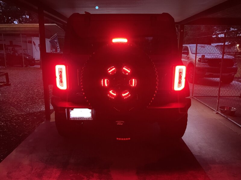 Oracle LED Illuminated Wheel Ring 3rd Brake Light - Red ORACLE Lighting Light Strip LED AXOPROS