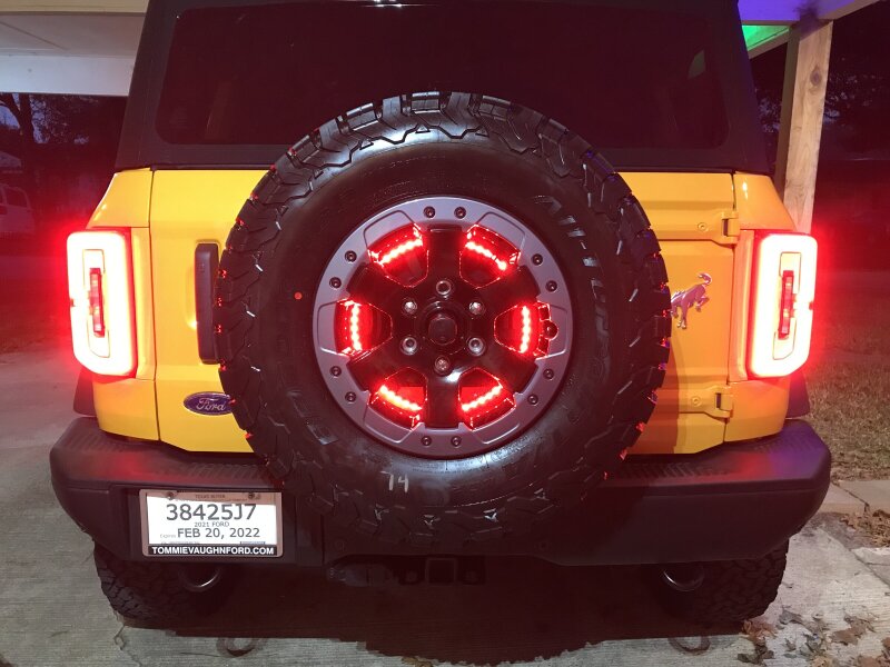 Oracle LED Illuminated Wheel Ring 3rd Brake Light - Red ORACLE Lighting Light Strip LED AXOPROS