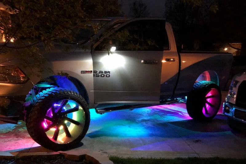 Oracle LED Illuminated Wheel Rings - ColorSHIFT Dynamic - ColorSHIFT - Dynamic ORACLE Lighting Light Strip LED AXOPROS