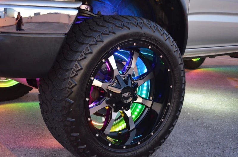 Oracle LED Illuminated Wheel Rings - ColorSHIFT Dynamic - ColorSHIFT - Dynamic ORACLE Lighting Light Strip LED AXOPROS