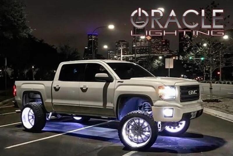 Oracle LED Illuminated Wheel Rings - Double LED - White SEE WARRANTY ORACLE Lighting Light Strip LED AXOPROS