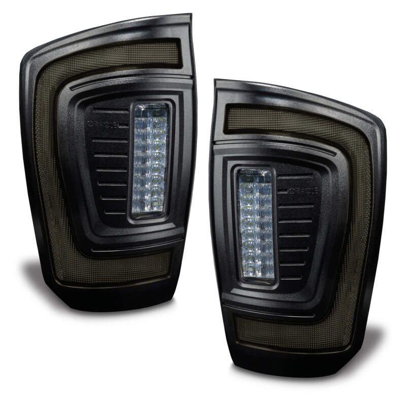 Oracle Lighting 16-23 Gen 3 Toyota Tacoma Black Series Flush Style LED Tail Lights SEE WARRANTY ORACLE Lighting Tail Lights  AXOPROS