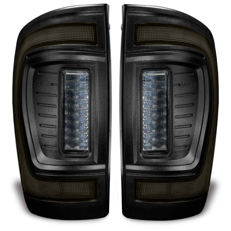 Oracle Lighting 16-23 Gen 3 Toyota Tacoma Black Series Flush Style LED Tail Lights SEE WARRANTY ORACLE Lighting Tail Lights  AXOPROS