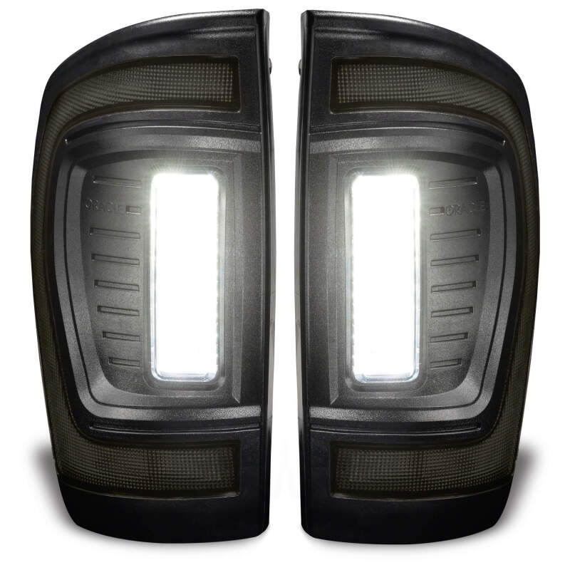 Oracle Lighting 16-23 Gen 3 Toyota Tacoma Black Series Flush Style LED Tail Lights SEE WARRANTY ORACLE Lighting Tail Lights  AXOPROS
