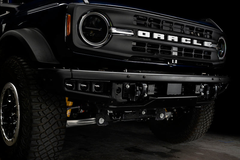 ORACLE Lighting 21-22 Ford Bronco Triple LED Fog Light Kit for Steel Bumper - White ORACLE Lighting Fog Lights AXOPROS