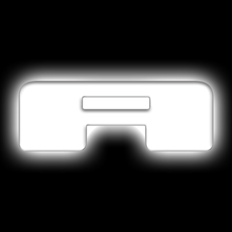 ORACLE Lighting Universal Illuminated LED Letter Badges - Matte Wht Surface Finish - A ORACLE Lighting Light Accessories and Wiring AXOPROS