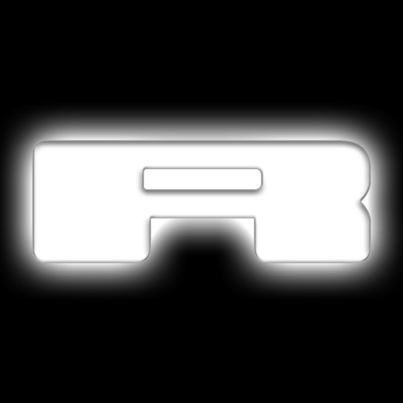 ORACLE Lighting Universal Illuminated LED Letter Badges - Matte Wht Surface Finish - R ORACLE Lighting Light Accessories and Wiring AXOPROS
