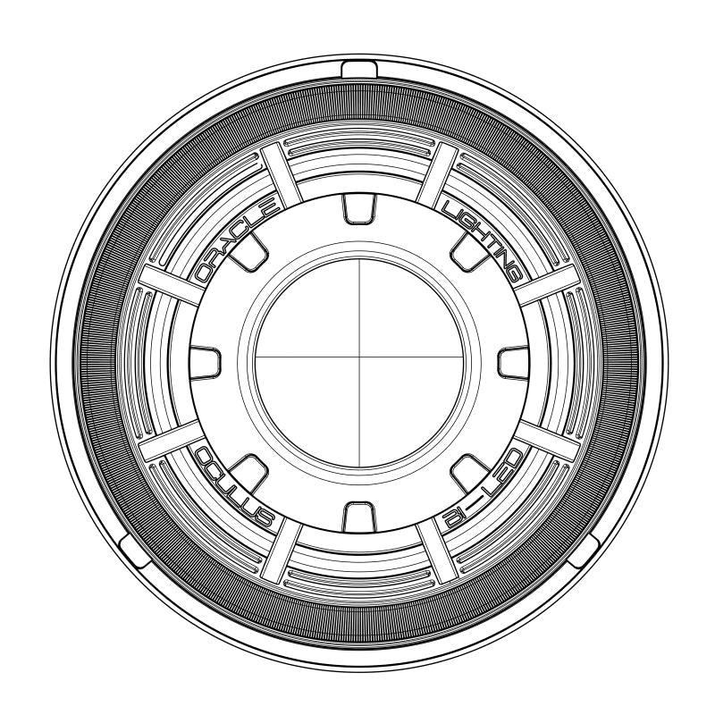 Oracle Oculus 7in Bi-LED Projector Headlights for Jeep Wrangler JK - 6000K SEE WARRANTY ORACLE Lighting Headlights AXOPROS