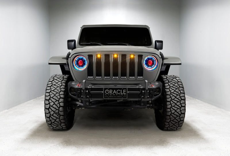 Oracle Oculus Bi-LED Projector Headlights for Jeep JL/Gladiator JT - w/ Simple Cntrl SEE WARRANTY ORACLE Lighting Headlights AXOPROS