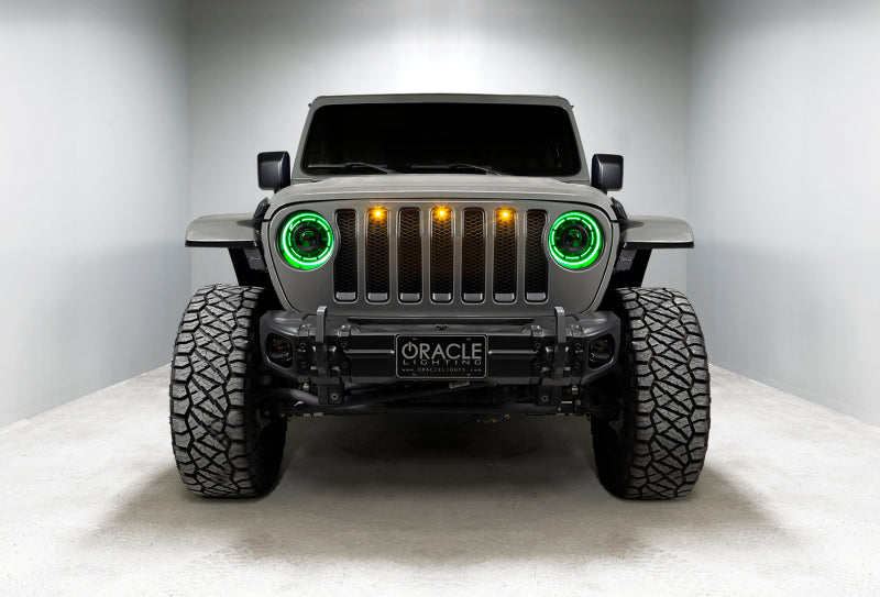 Oracle Oculus Bi-LED Projector Headlights for Jeep JL/Gladiator JT - w/ Simple Cntrl SEE WARRANTY ORACLE Lighting Headlights AXOPROS