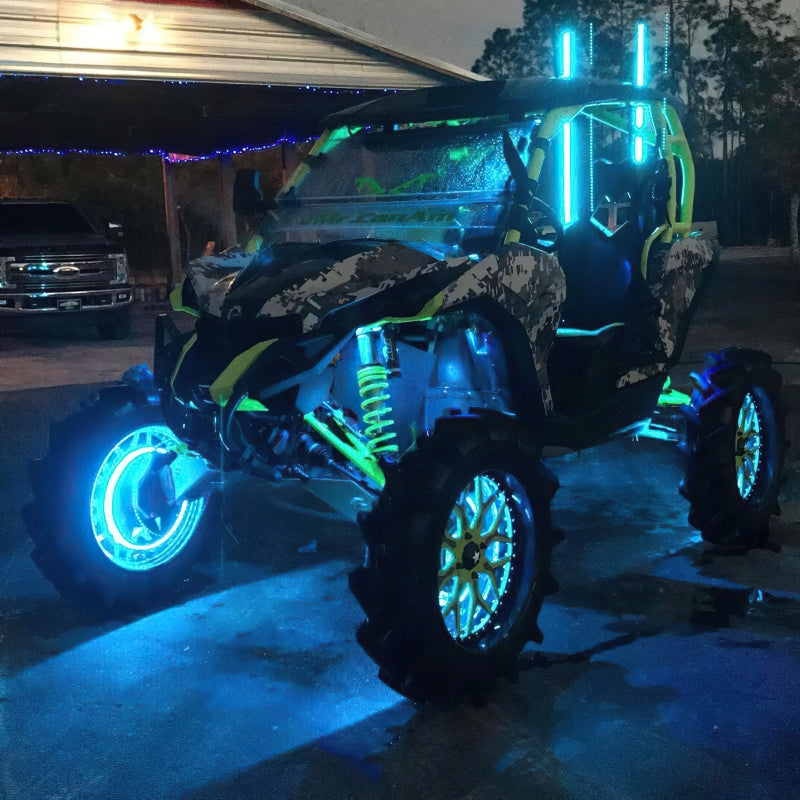 Oracle Off-Road 4ft LED Whip - ColorSHIFT SEE WARRANTY ORACLE Lighting Light Accessories and Wiring  AXOPROS