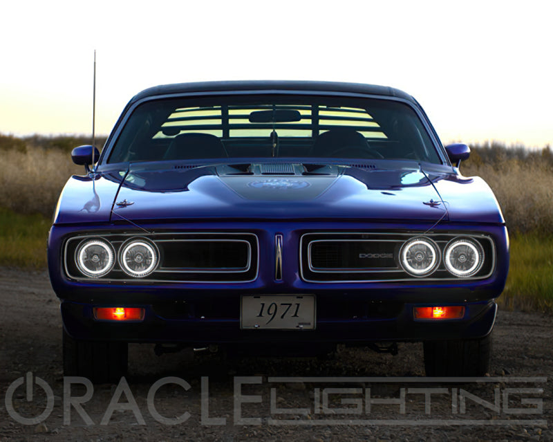 Oracle Pre-Installed Lights 5.75 IN. Sealed Beam - White Halo SEE WARRANTY ORACLE Lighting Headlights AXOPROS