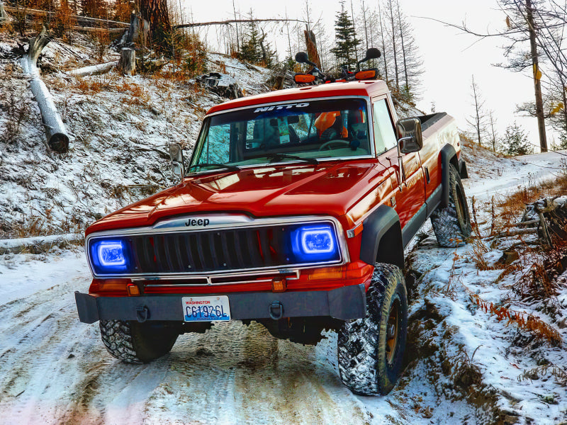 Oracle Pre-Installed Lights 7x6 IN. Sealed Beam - ColorSHIFT Halo SEE WARRANTY ORACLE Lighting Headlights AXOPROS