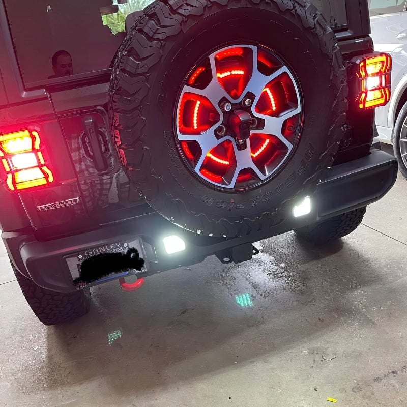 Oracle Rear Bumper LED Reverse Lights for Jeep Wrangler JL - 6000K SEE WARRANTY ORACLE Lighting Tail Lights  AXOPROS