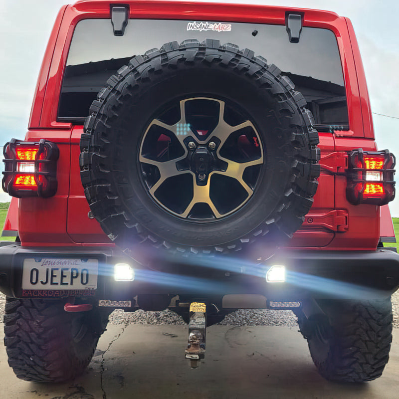 Oracle Rear Bumper LED Reverse Lights for Jeep Wrangler JL - 6000K SEE WARRANTY ORACLE Lighting Tail Lights  AXOPROS