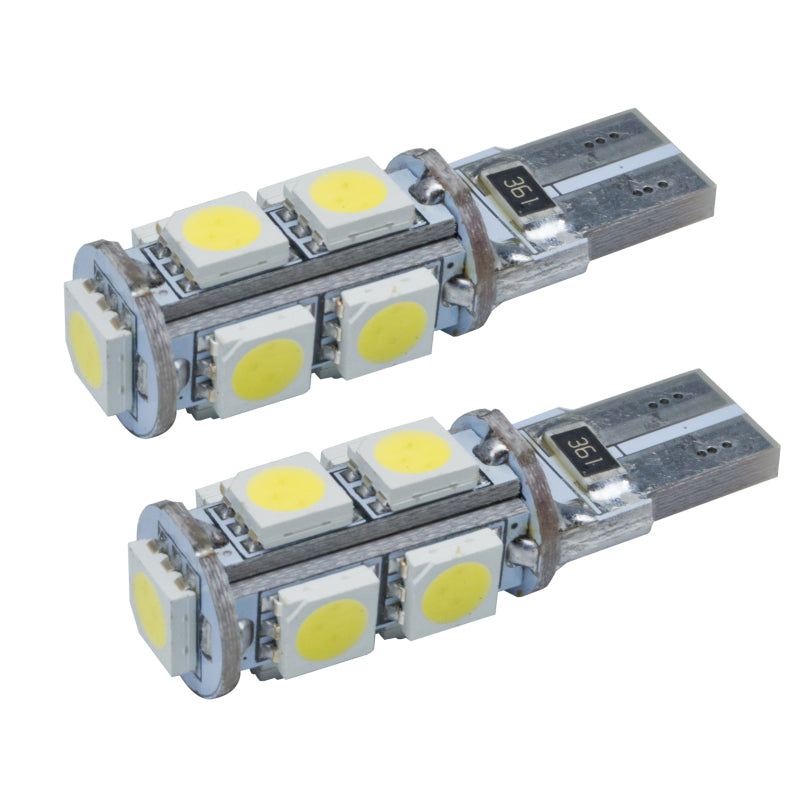 Oracle T10 5 LED 3 Chip SMD Bulbs (Pair) - Cool White ORACLE Lighting Bulbs AXOPROS
