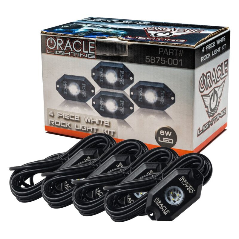 Oracle Underbody Wheel Well Rock Light Kit - White (4PCS) - 5000K ORACLE Lighting Light Strip LED AXOPROS