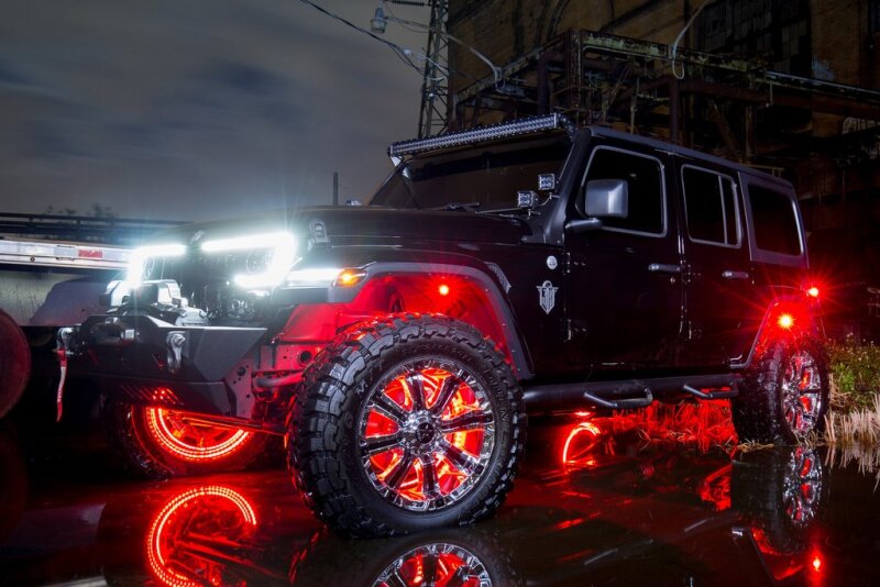Oracle VECTOR Series Full LED Grille - Jeep Wrangler JL/JT - NA SEE WARRANTY ORACLE Lighting Light Accessories and Wiring  AXOPROS