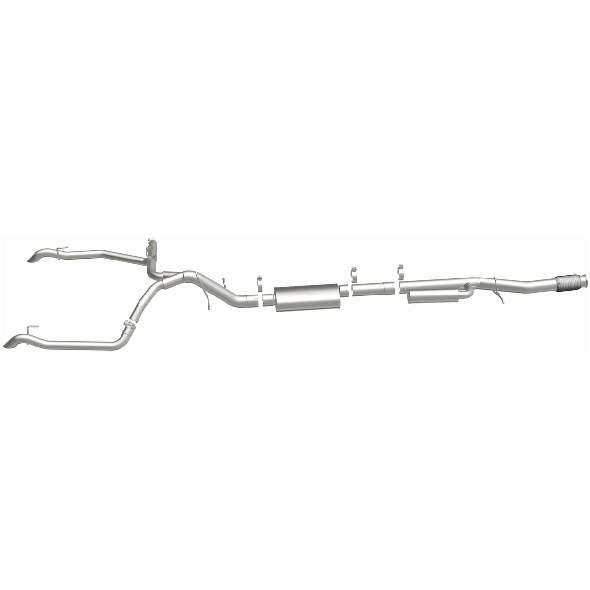 Overland Series Stainless Cat-Back System MagnaFlow Exhaust Products Exhaust System Kit AXOPROS