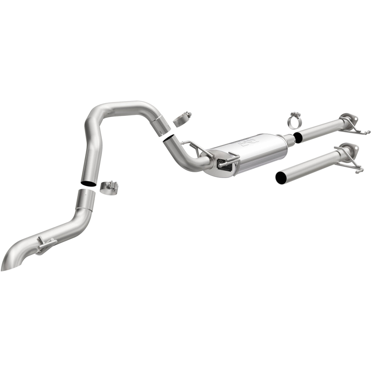 Overland Series Stainless Cat-Back System MagnaFlow Exhaust Products Exhaust System Kit AXOPROS