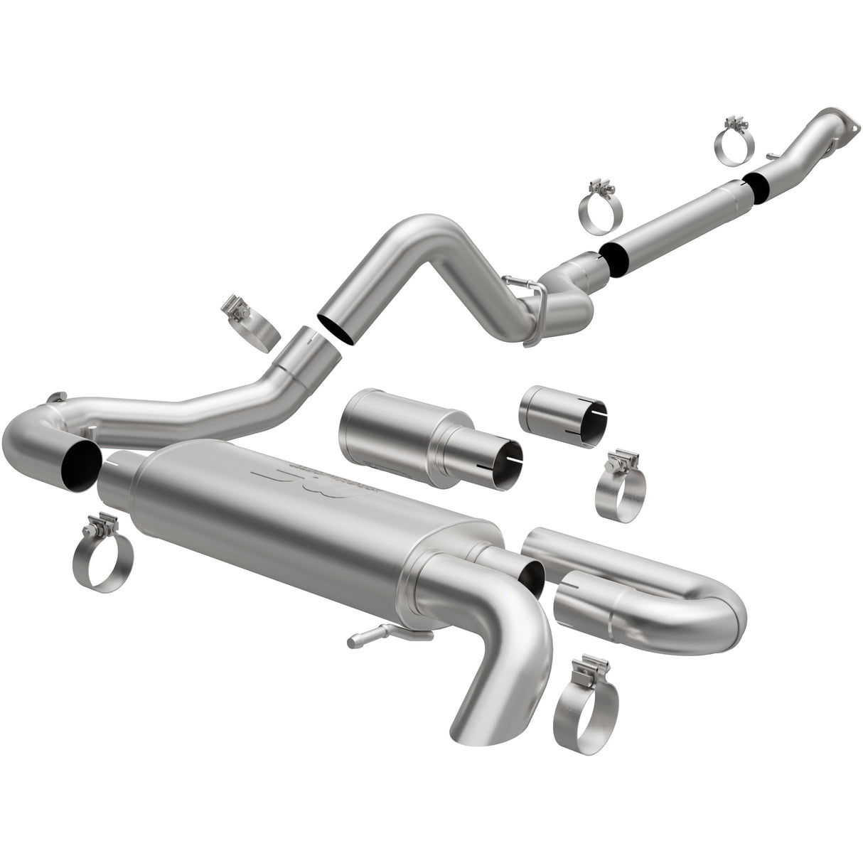 Overland Series Stainless Cat-Back System MagnaFlow Exhaust Products Exhaust System Kit AXOPROS