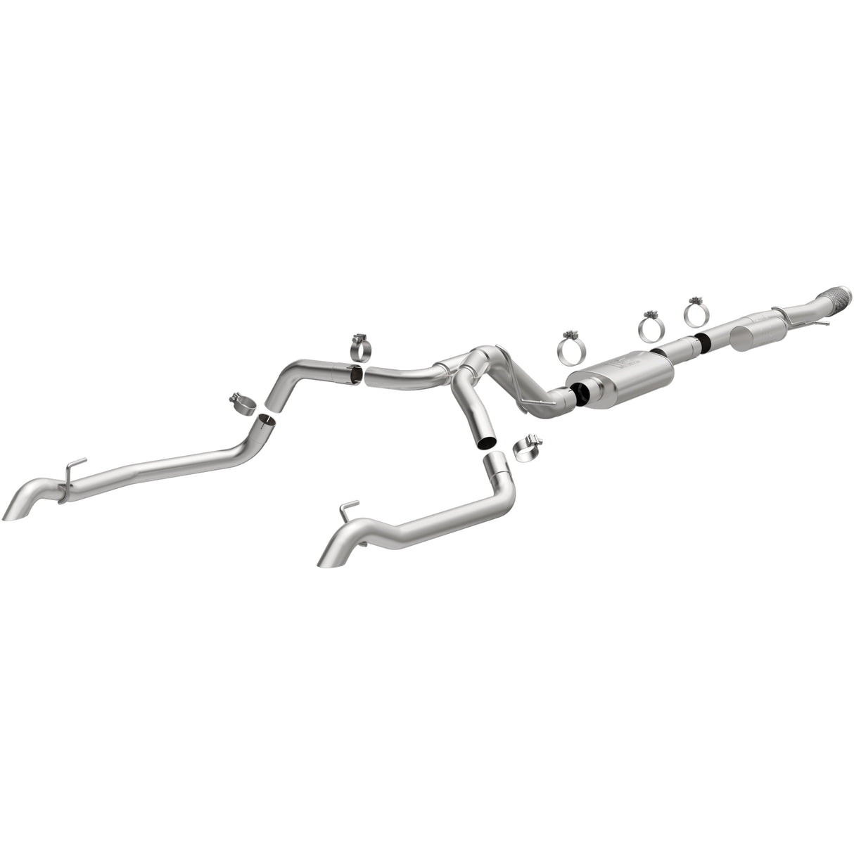 Overland Series Stainless Cat-Back System MagnaFlow Exhaust Products Exhaust System Kit AXOPROS