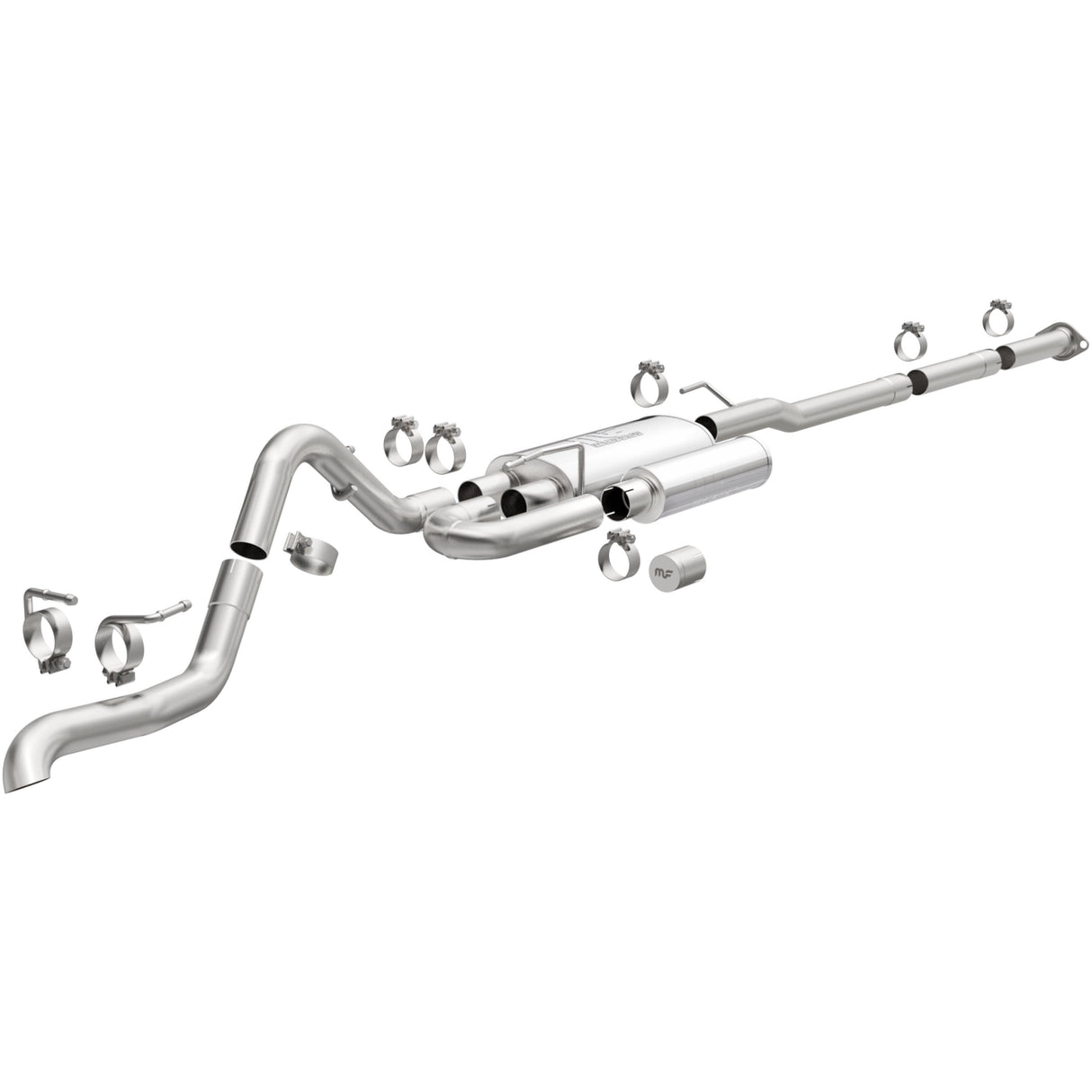 Overland Series Stainless Cat-Back System MagnaFlow Exhaust Products Exhaust System Kit AXOPROS
