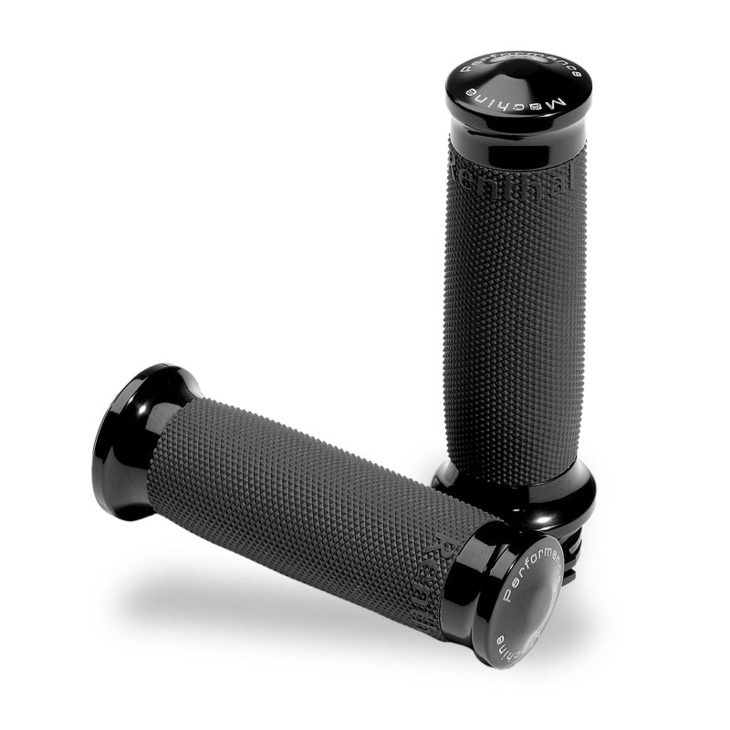Performance Machine Contour Renthal Wrapped Grips - Black Performance Machine Grips  AXOPROS