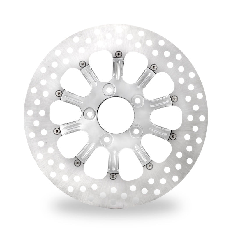 Performance Machine Disc/Carr 11.8 Revel Rr Right - Chrome Performance Machine Brake Rotors - Drilled AXOPROS