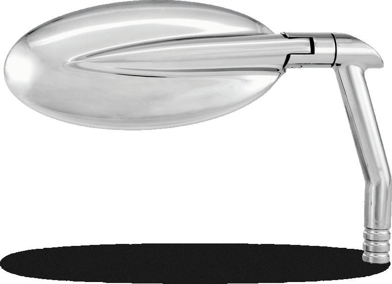 Performance Machine Vision Mirror Oval - Chrome Performance Machine Side Mirrors AXOPROS