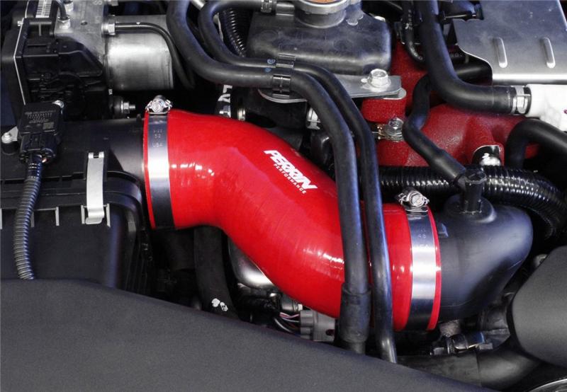 PERRIN 02-07 Subaru WRX/STi AFTA-MAF Intake Tube Air-Box to Inlet Hose - Red Perrin Performance Air Boxes AXOPROS