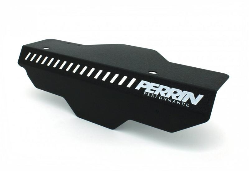 PERRIN 02-14 Subaru WRX / 04-21 STI / 08-11 Impreza Pulley Cover - Black Perrin Performance Engine Covers AXOPROS