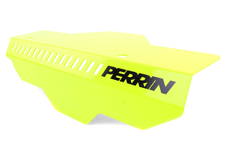 PERRIN 02-14 Subaru WRX / 04-21 STI / 08-11 Impreza Pulley Cover - Neon Yellow Perrin Performance Engine Covers AXOPROS