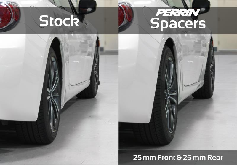 PERRIN 02-14 Subaru WRX / 2004 STI / 13-25 BRZ & Toyota GR86 30mm Wheel Spacers 5x100 56mm CB - Pair Perrin Performance Wheel Spacers & Adapters AXOPROS