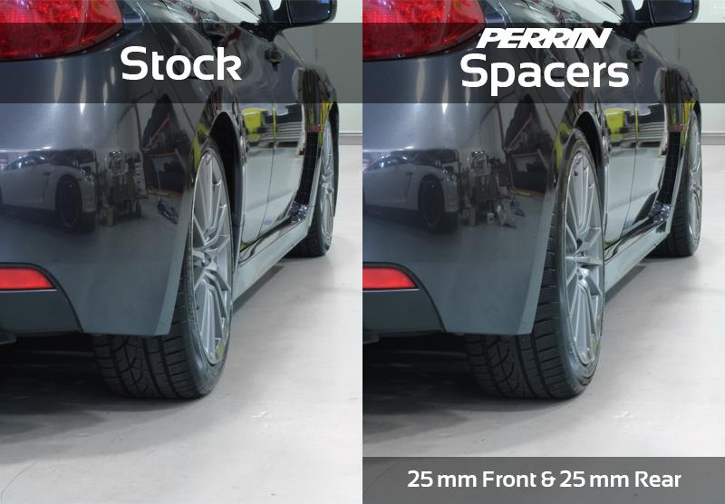 PERRIN 02-14 Subaru WRX / 2004 STI / 13-25 BRZ & Toyota GR86 30mm Wheel Spacers 5x100 56mm CB - Pair Perrin Performance Wheel Spacers & Adapters AXOPROS