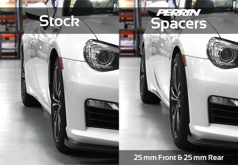 PERRIN 02-14 Subaru WRX / 2004 STI / 13-25 BRZ & Toyota GR86 30mm Wheel Spacers 5x100 56mm CB - Pair Perrin Performance Wheel Spacers & Adapters AXOPROS